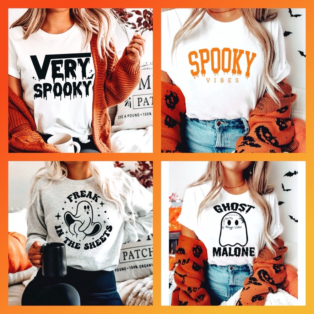 Halloween T shirts! 🧡🖤🎃